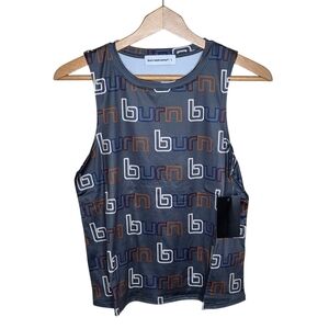 NWT Burn Boot Camp | All Over Print Cropped Muscle Tank Size Small